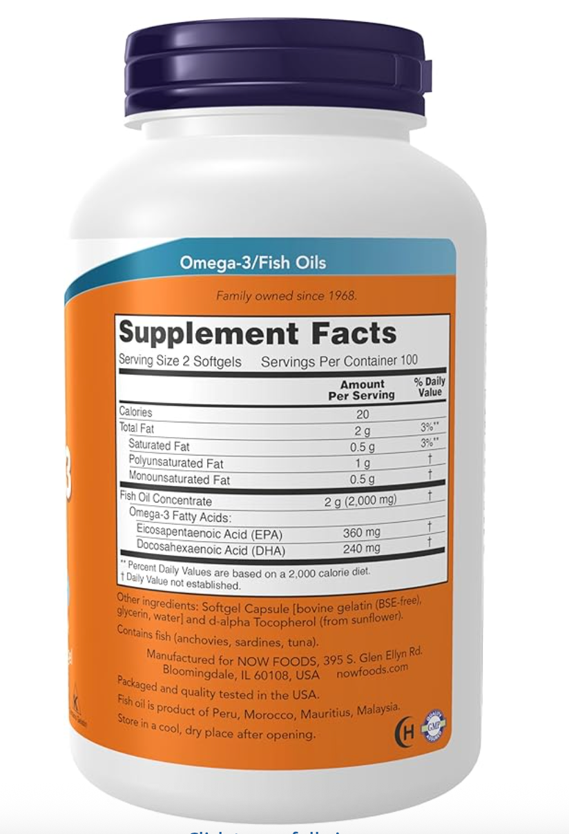 Omega 3, 200 cápsulas