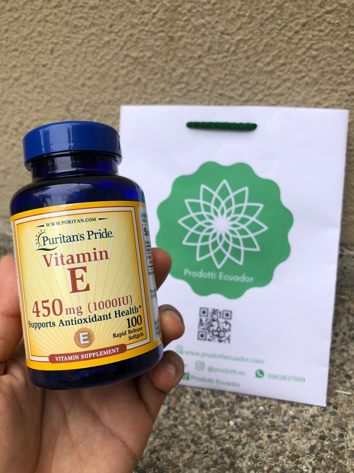 Vitamina E, 1000iu, 100 cápsulas