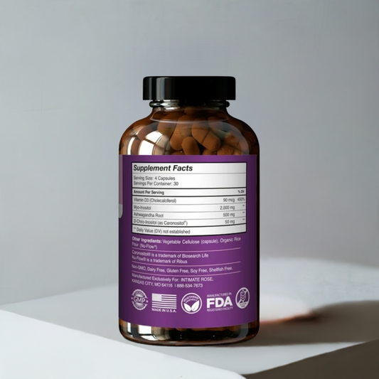 Myo & Dchiro Inositol, 120 cápsulas