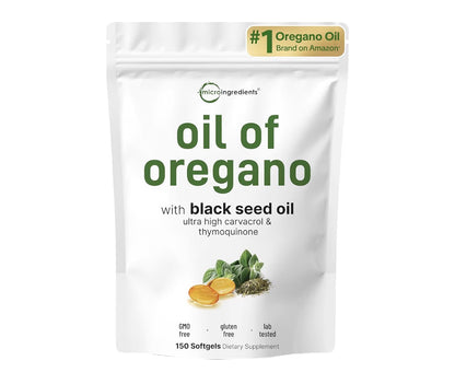 Aceite de Orégano, 150 cápsulas