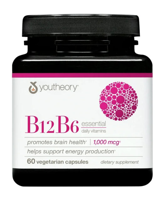 Vitamina B12 & B6 - 60 cápsulas