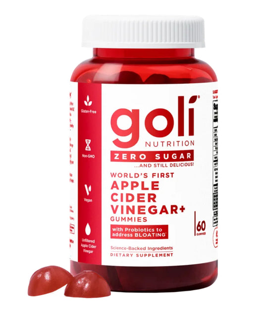 Gomitas Goli de Cidra de Manzana sin azúcar, 60 gomitas