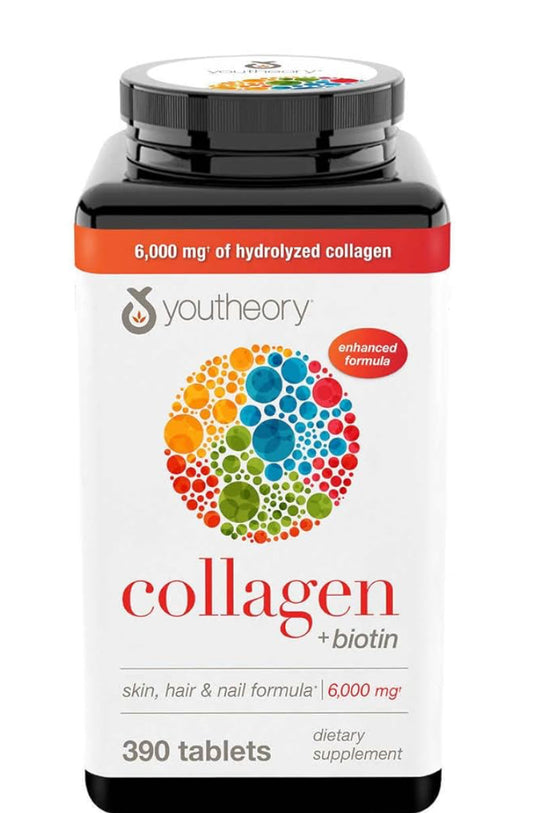 Colágeno + Biotina, 390 tabletas