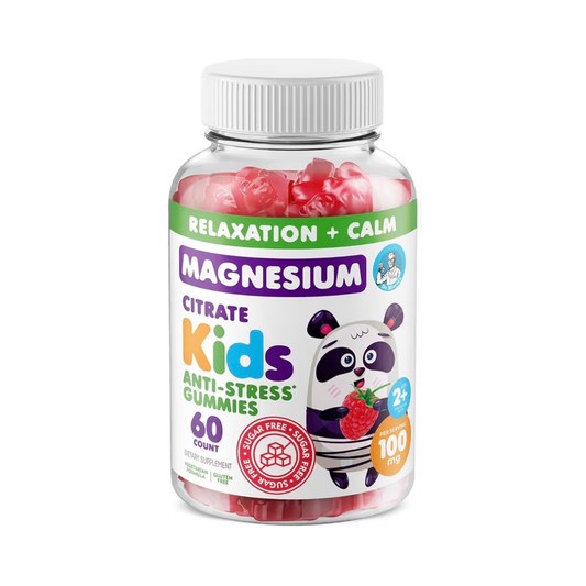 Citrato de Magnesio para Niños y Niñas, 60 gomitas