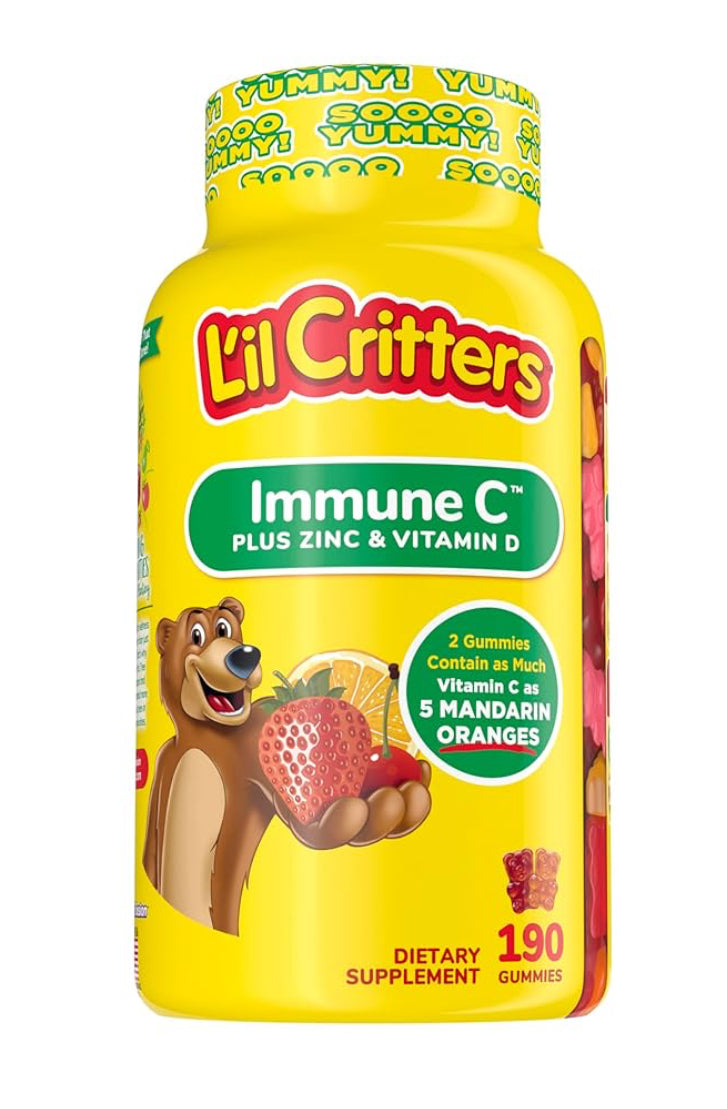 Vitamina C Lil Critters, 190 gomitas