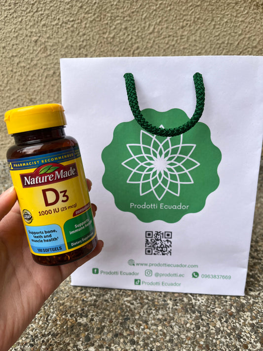 Vitamina D3, 1000IU (25 mcg)